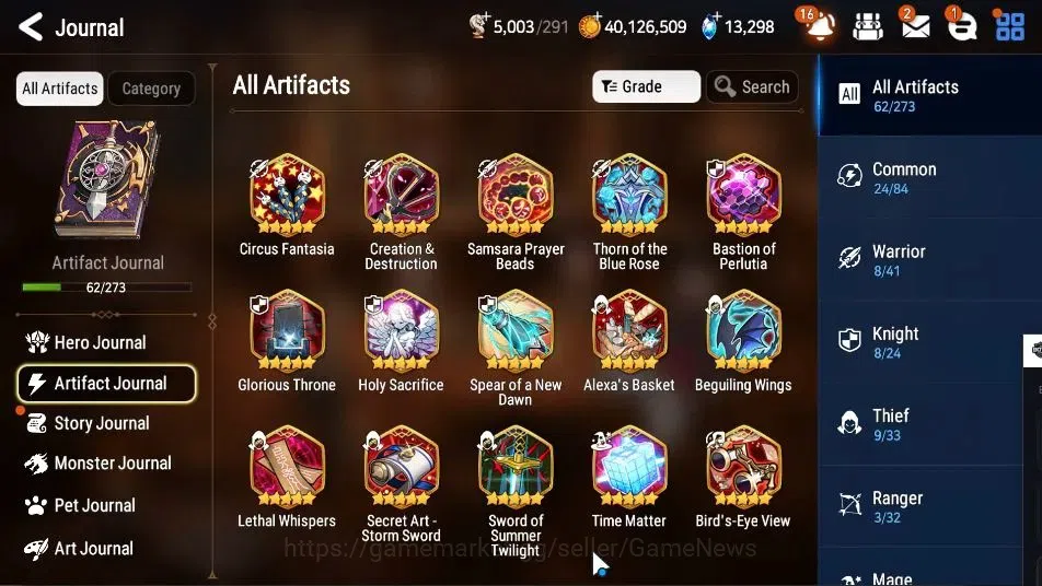 Epic Seven Accounts GLOBAL Unverif|9 ML(Arbiter Vildred,NM Luna,LH Cer image 9