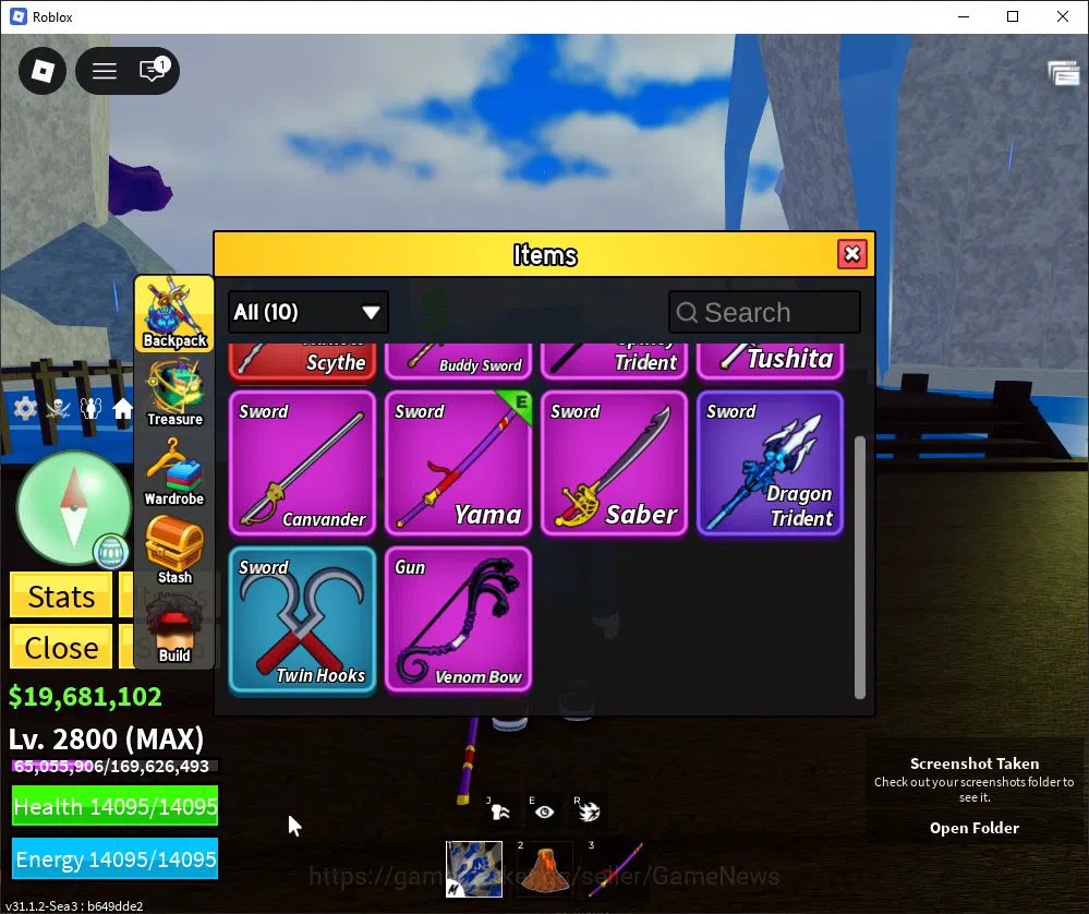 Roblox Accounts Blox Fruit |Lv Max + Magma,GodHuman|19M Beli 61K F image 3