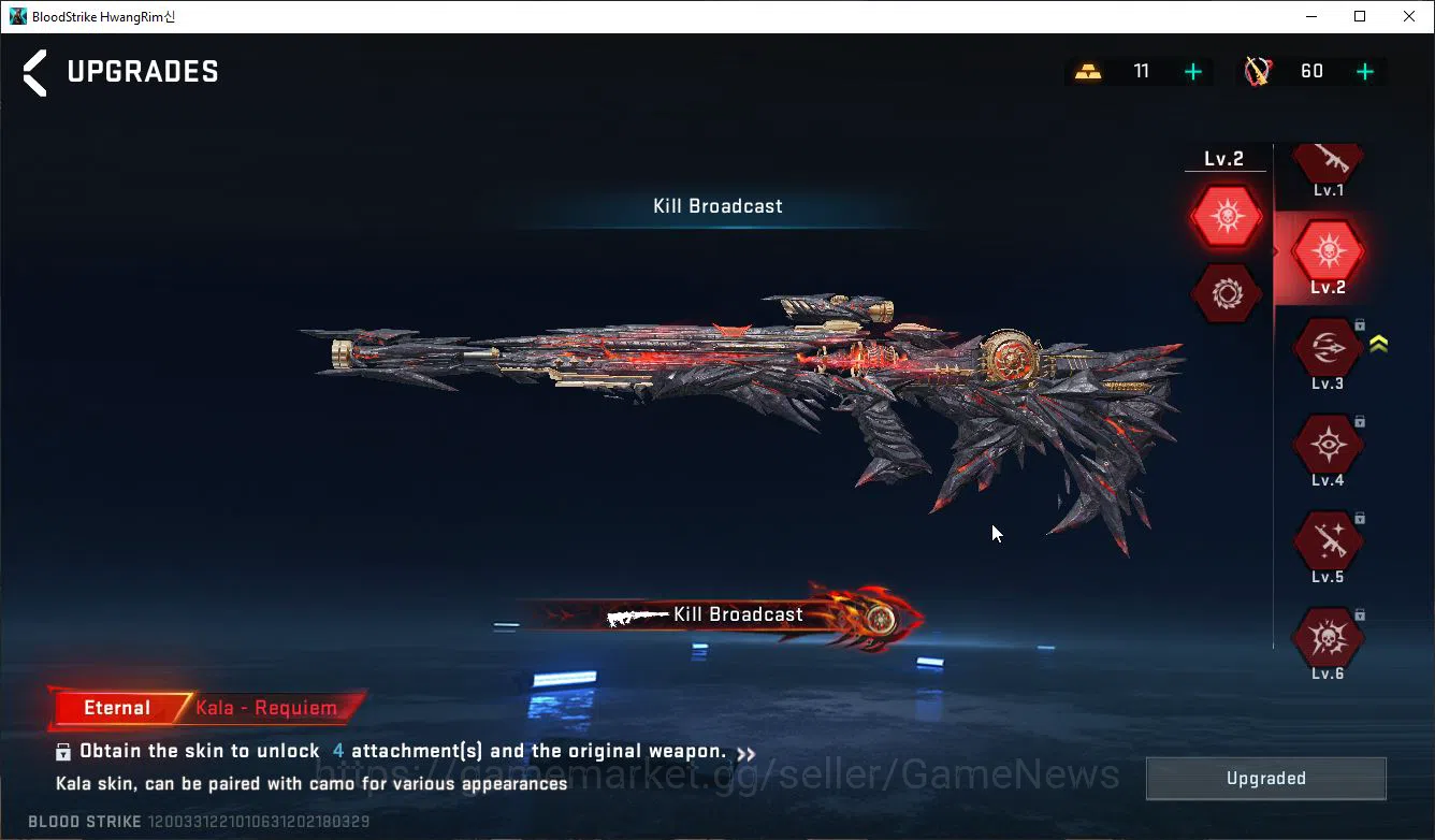 Blood Strike Accounts Mid-Tier ASIA|1 ETERNAL KALA|1 MELE Bleach Zenpakuto,UZI-Zangetsu,Byakuya,Toshiro|5 12