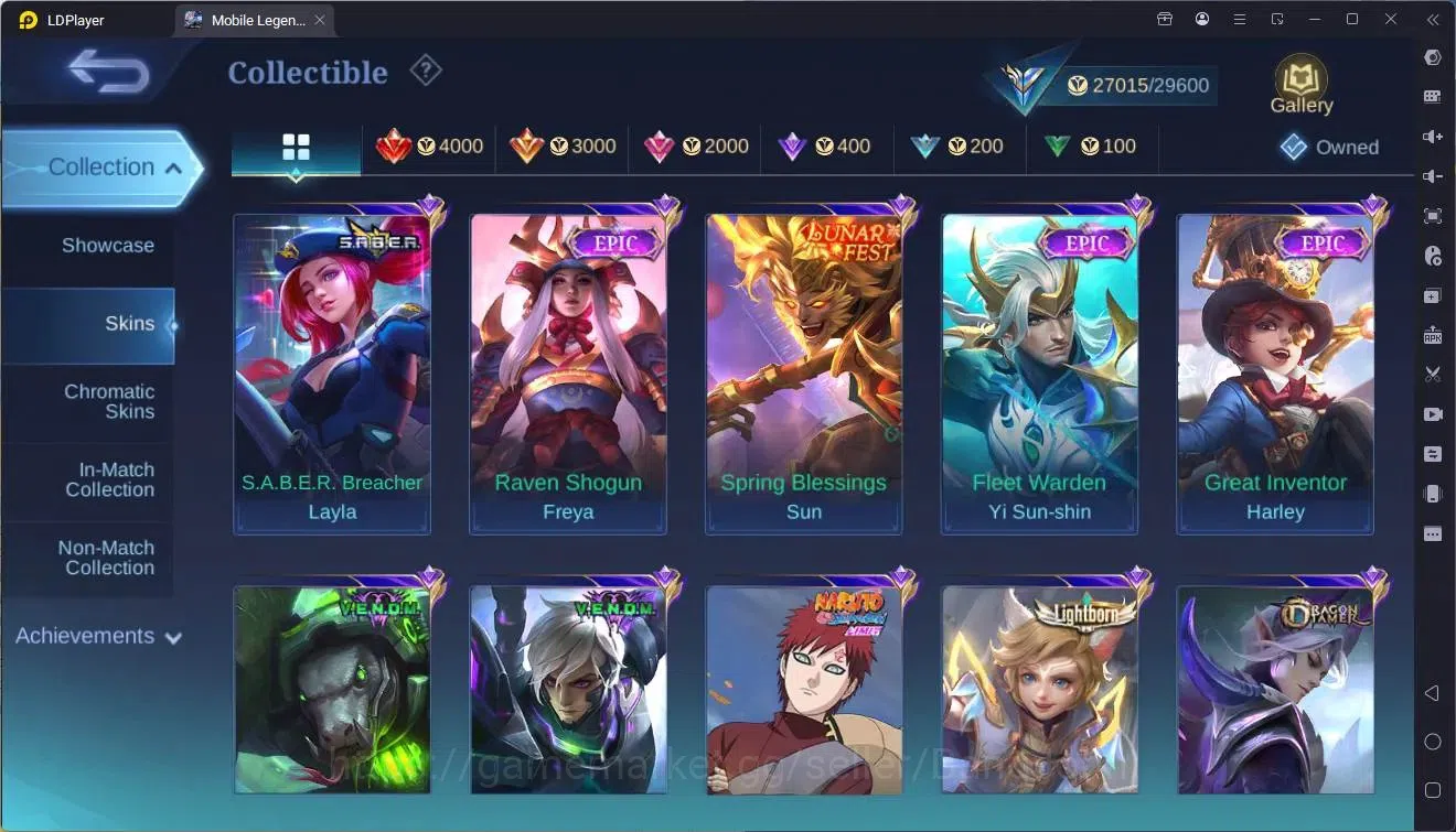 Mobile Legends: Bang Bang Accounts Global |Hero 161|Skin 122|Expert|KOF Karina|CC Nat image 13