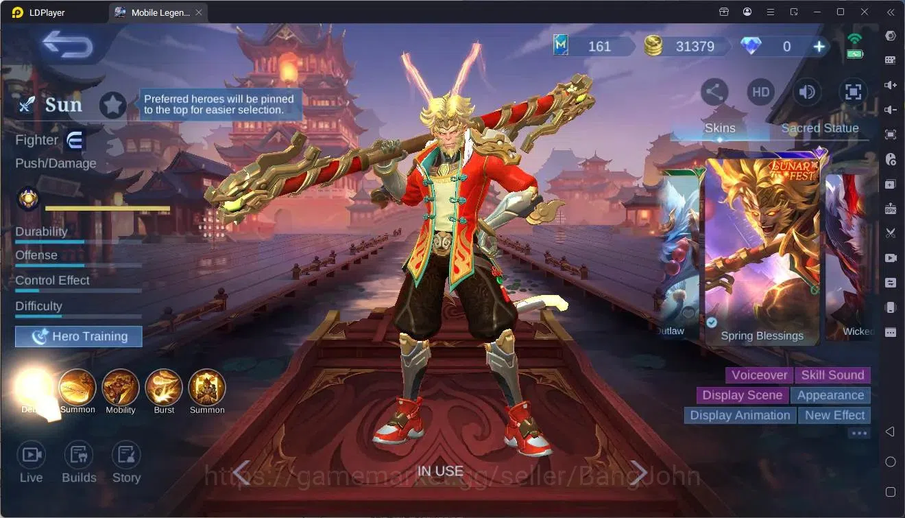 Mobile Legends: Bang Bang Accounts Global |Hero 161|Skin 122|Expert|KOF Karina|CC Nat image 6