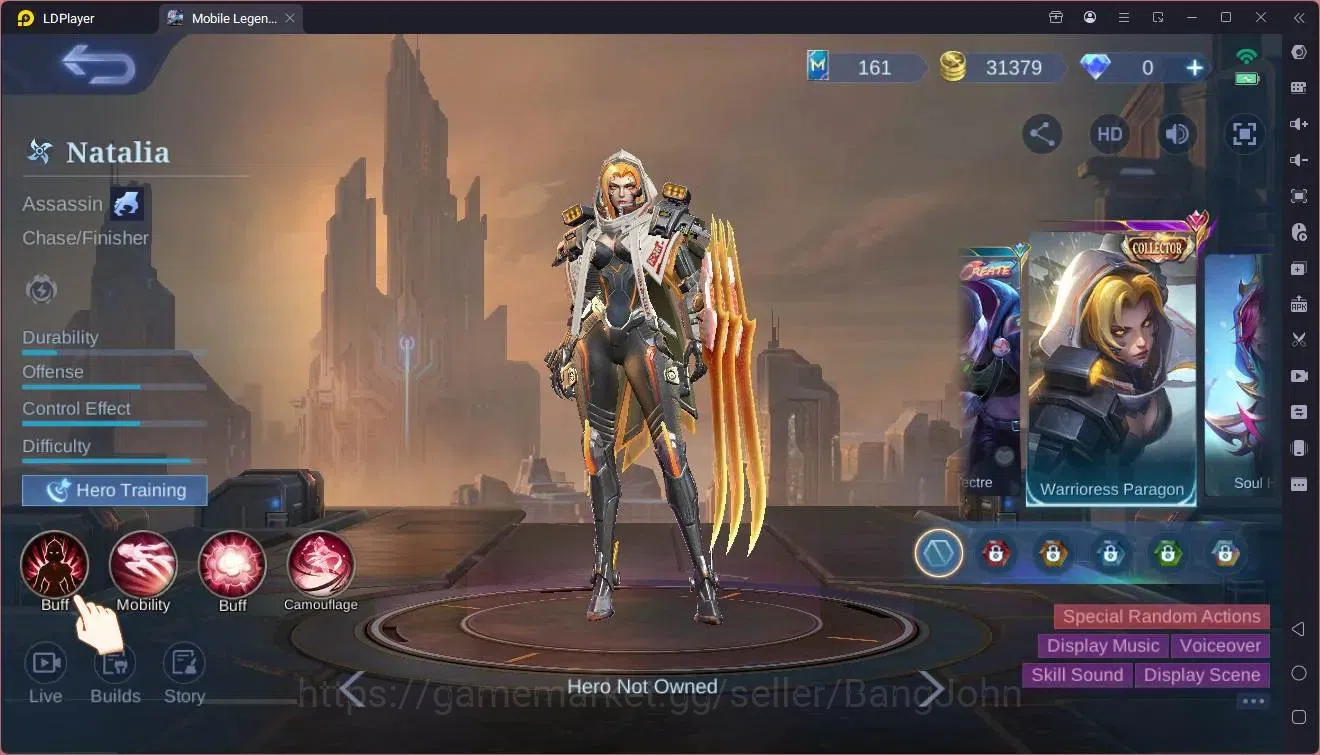 Mobile Legends: Bang Bang Accounts Global |Hero 161|Skin 122|Expert|KOF Karina|CC Nat image 8