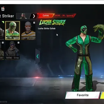 Blood Strike Accounts Collab Skin Asia|Collab Lucha Strike Mr Iguana+4 Ultra(Spike-TwiLight Baron,Vector,Fal Luchador,Galil