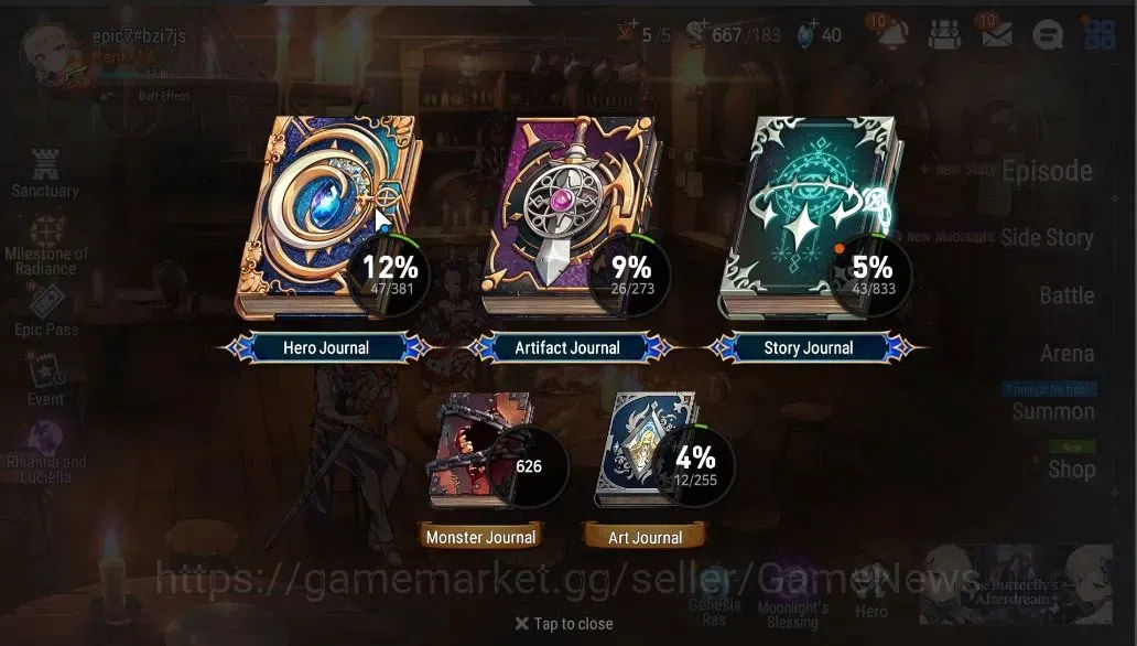Epic Seven Accounts ASIA Unverif|NewEra|3 ML (SP aria, DLilibet,MChloe image 3