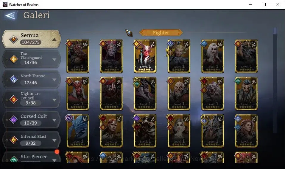 Watcher of Realms Accounts GLOBAL 60x|Lv 38|819K Power|3 Lord[Iovar,Laya,King image 17