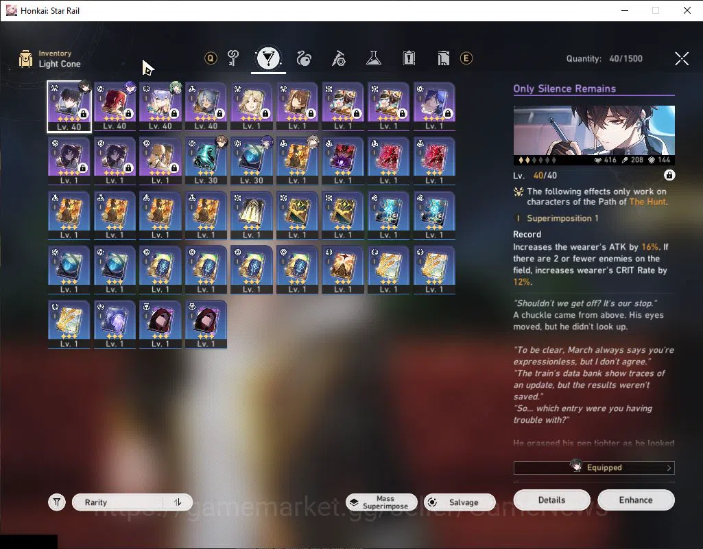 Honkai Star Rail Accounts Asia|TL 25|3 Limited|Silver Wolf LV.999,Acheron,Hu image 8