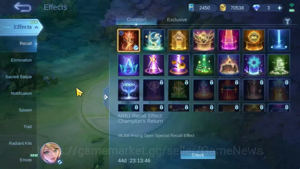 Mobile Legends: Bang Bang Accounts Hero 107|Skin 171|High Glory 55|CC Nata,Lbox Karri image 13