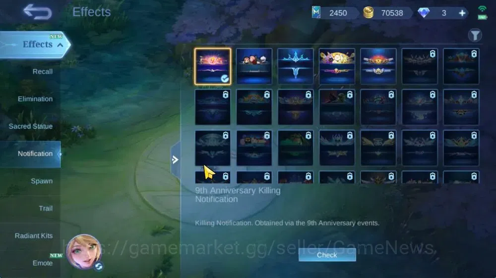 Mobile Legends: Bang Bang Accounts Hero 107|Skin 171|High Glory 55|CC Nata,Lbox Karri image 15