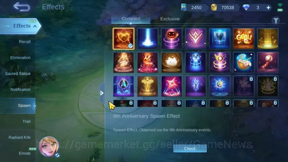 Mobile Legends: Bang Bang Accounts Hero 107|Skin 171|High Glory 55|CC Nata,Lbox Karri image 16