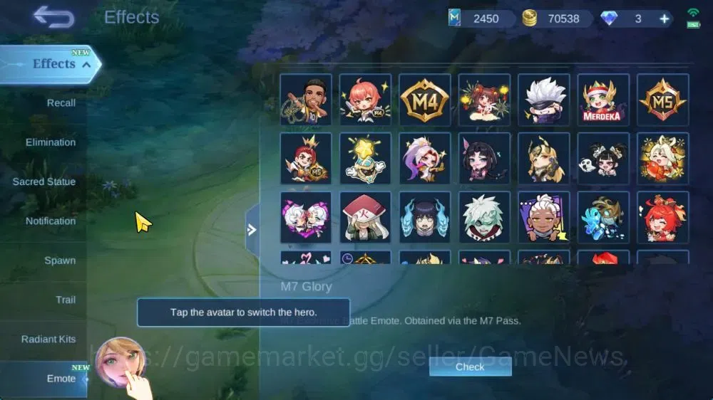 Mobile Legends: Bang Bang Accounts Hero 107|Skin 171|High Glory 55|CC Nata,Lbox Karri image 18