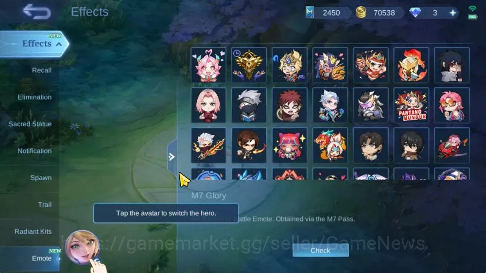 Mobile Legends: Bang Bang Accounts Hero 107|Skin 171|High Glory 55|CC Nata,Lbox Karri image 19