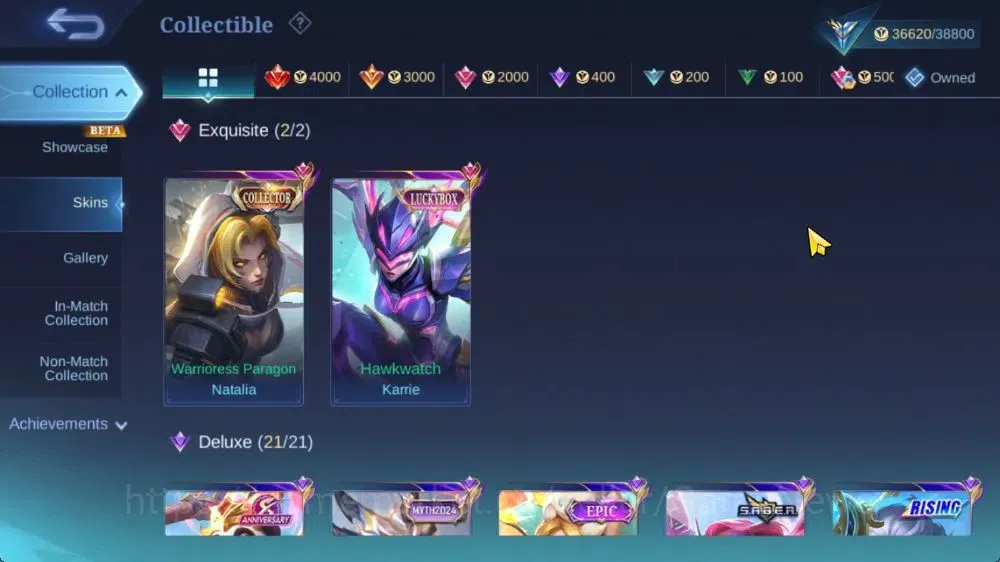 Mobile Legends: Bang Bang Accounts Hero 107|Skin 171|High Glory 55|CC Nata,Lbox Karri image 6