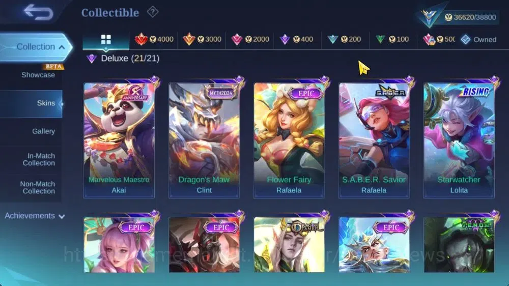 Mobile Legends: Bang Bang Accounts Hero 107|Skin 171|High Glory 55|CC Nata,Lbox Karri image 7