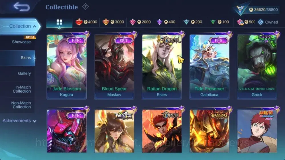 Mobile Legends: Bang Bang Accounts Hero 107|Skin 171|High Glory 55|CC Nata,Lbox Karri image 8