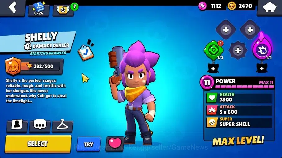 Brawl Stars Accounts 1005 Trophy |15 Brawlers 2 Max Lv (Shelly,Buster)| image 16