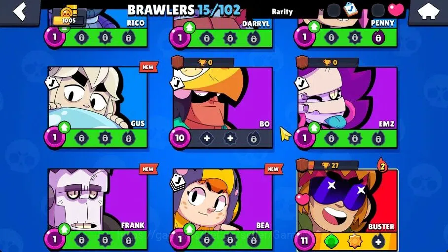 Brawl Stars Accounts 1005 Trophy |15 Brawlers 2 Max Lv (Shelly,Buster)| image 6