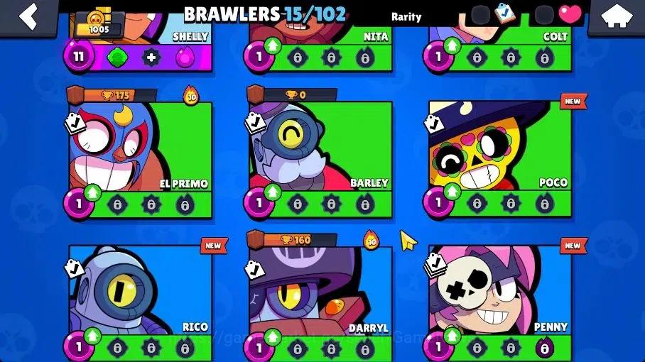 Brawl Stars Accounts 1005 Trophy |15 Brawlers 2 Max Lv (Shelly,Buster)| image 7