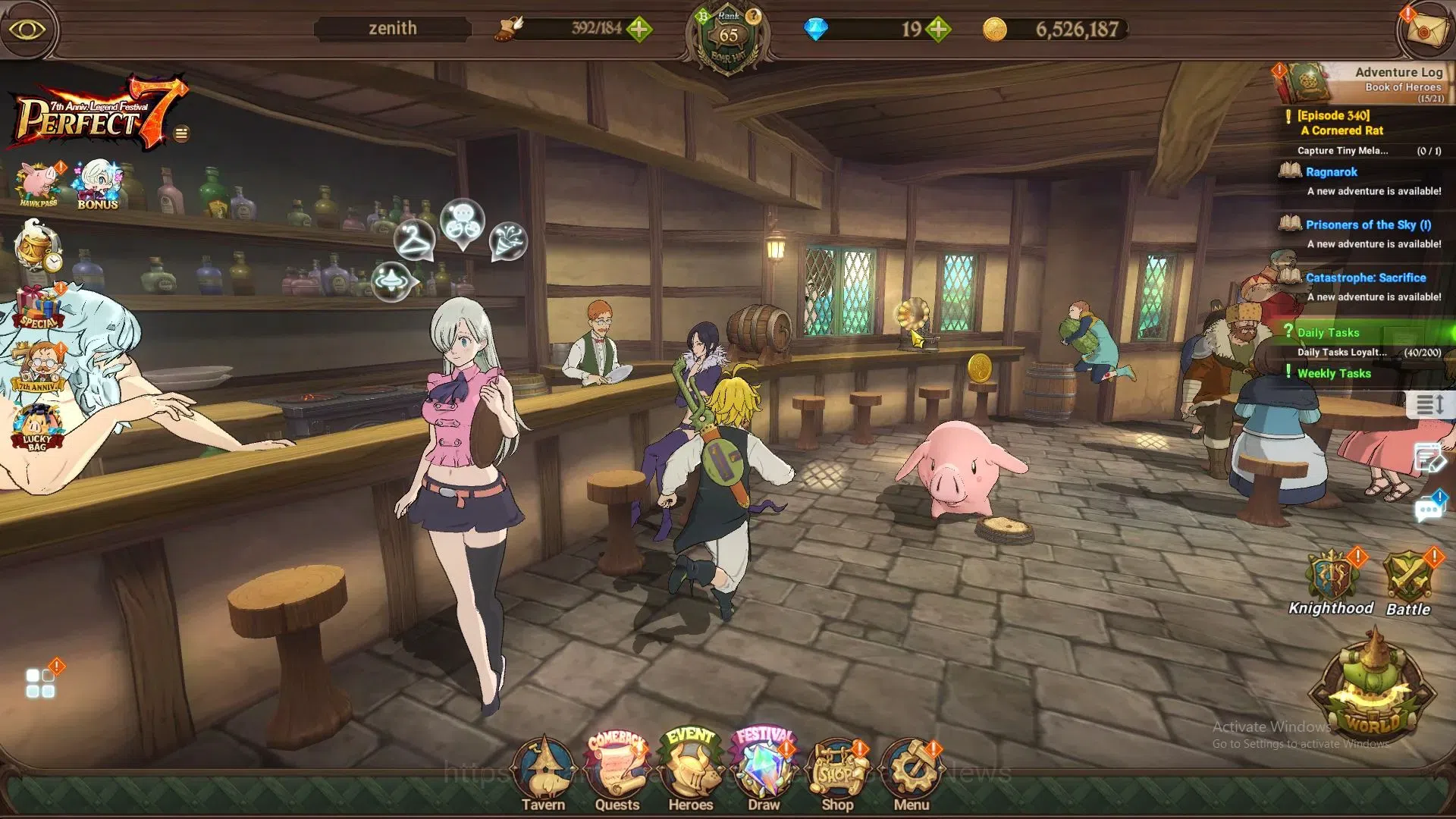 The Seven Deadly Sins: Grand Cross Accounts ASIA|4M CC|100 LS,19 Dm|5 LR+11 UR|Desire,Zeldris, image 1