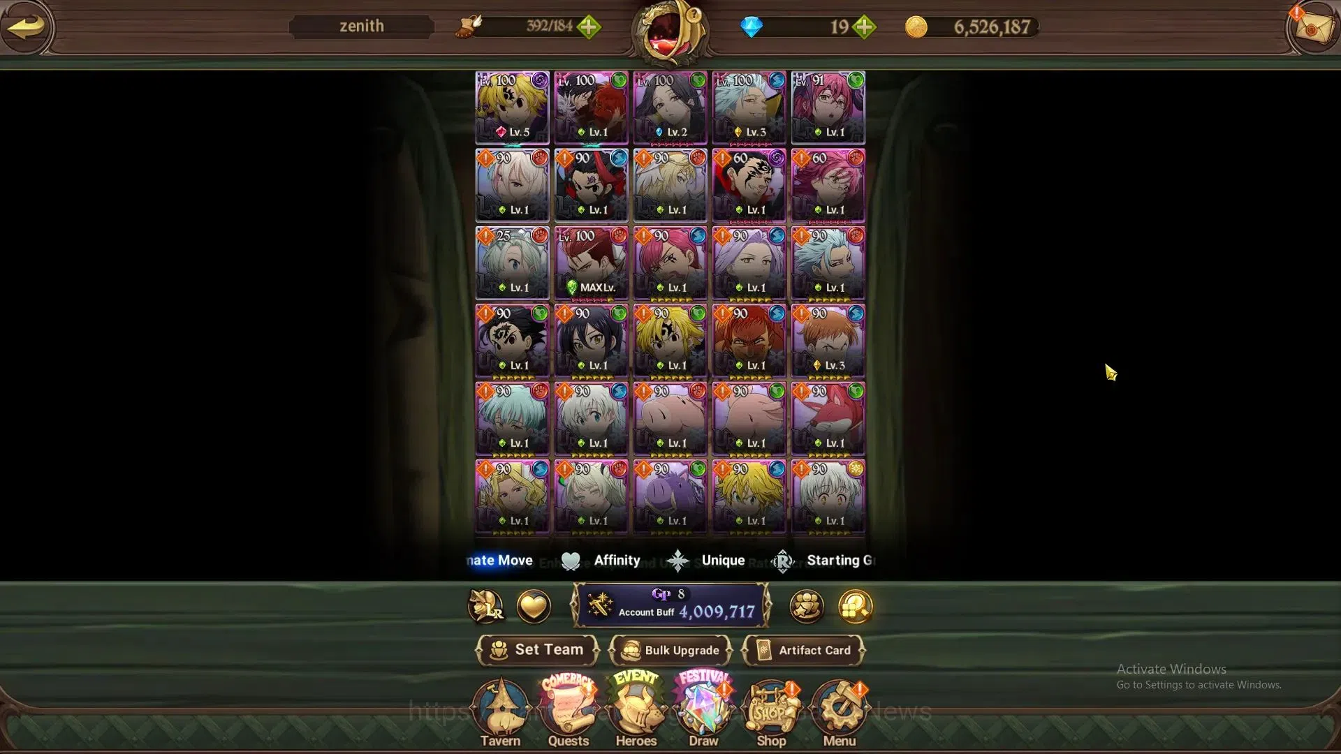 The Seven Deadly Sins: Grand Cross Accounts ASIA|4M CC|100 LS,19 Dm|5 LR+11 UR|Desire,Zeldris, image 3