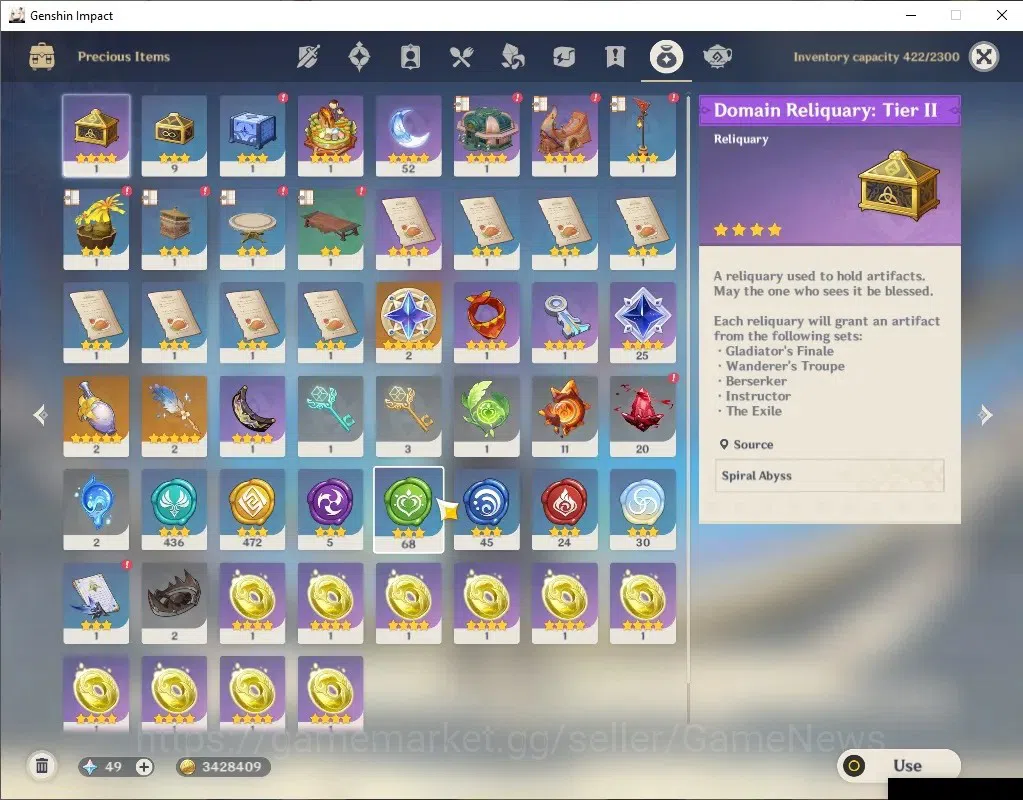 Genshin Impact Accounts Asia|Free HSR|AR 43|2 Limited(Flins,Escoffier)|Mc  image 6