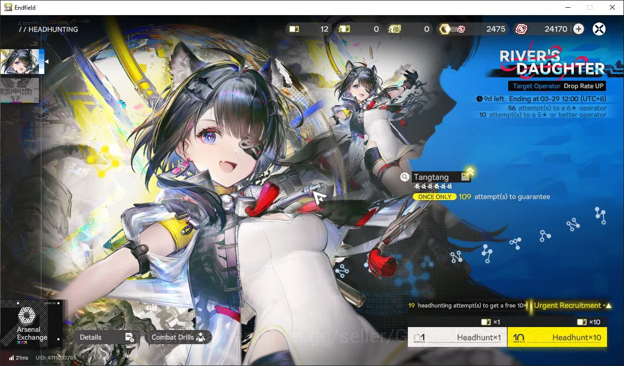 Arknights: Endfield Accounts ASIA|Lv48|24k Oro| 4 SSR 1 Limited |Yvonne+Sign,Ar image 16