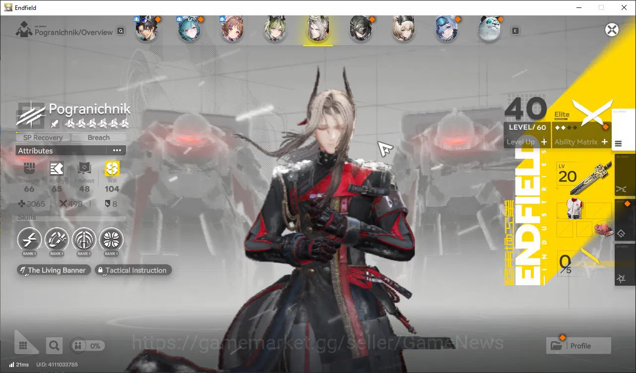 Arknights: Endfield Accounts ASIA|Lv48|24k Oro| 4 SSR 1 Limited |Yvonne+Sign,Ar image 7