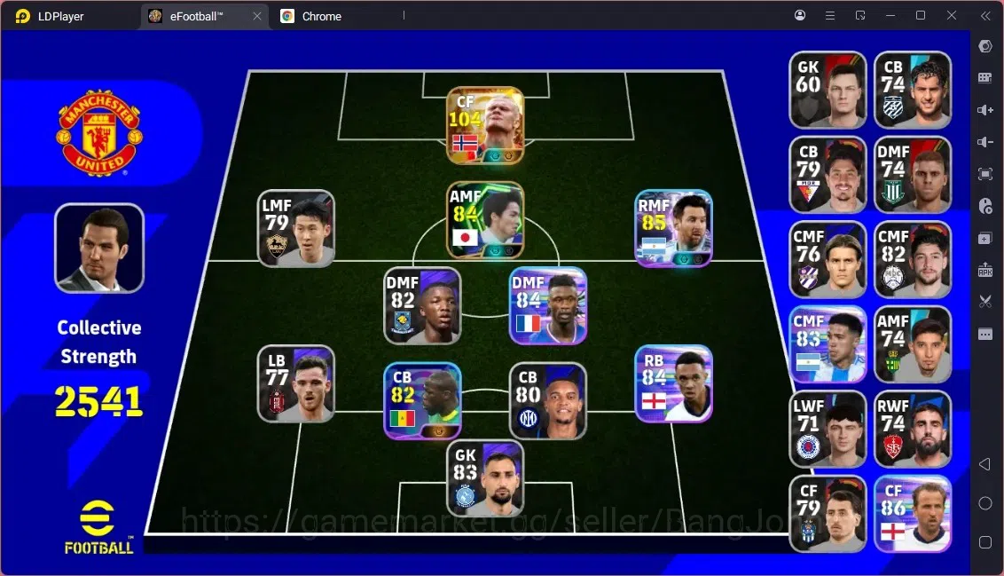 eFootball Accounts Starter Mobile | PW 2541 | Starter | New Bogtime Erling Haaland | Epic Shinji Ono | 2026 | Check SS 1