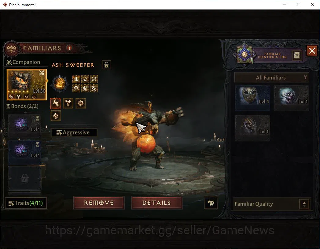 Diablo Immortal Accounts SA - Malah|Lv60(402)|Demon Hunter|30k CR|Reso 450| image 12