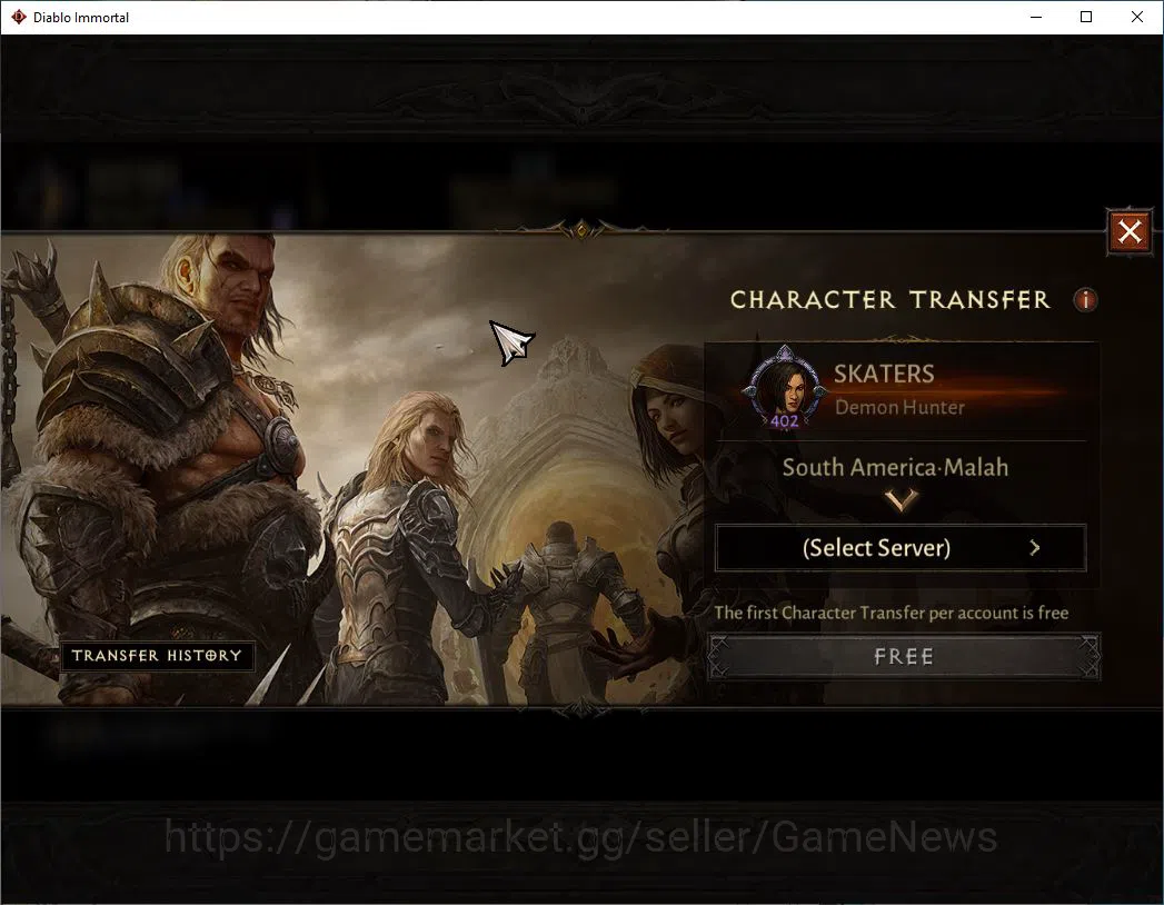 Diablo Immortal Accounts SA - Malah|Lv60(402)|Demon Hunter|30k CR|Reso 450| image 2