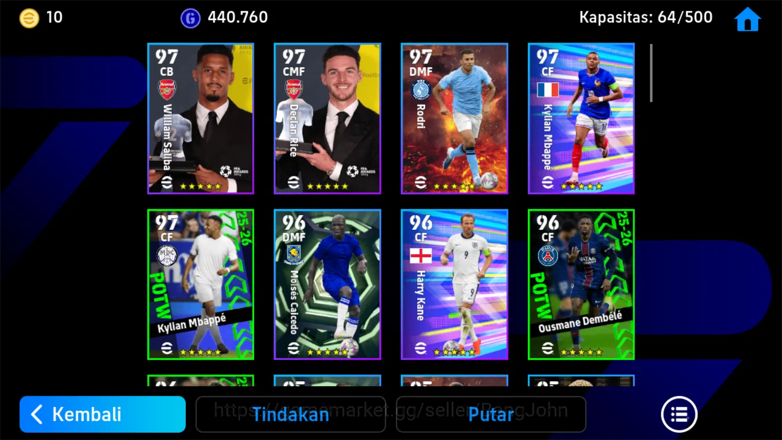 eFootball Accounts Android|PW 3159|mctominay big,cafu epic,puskas epi image 2