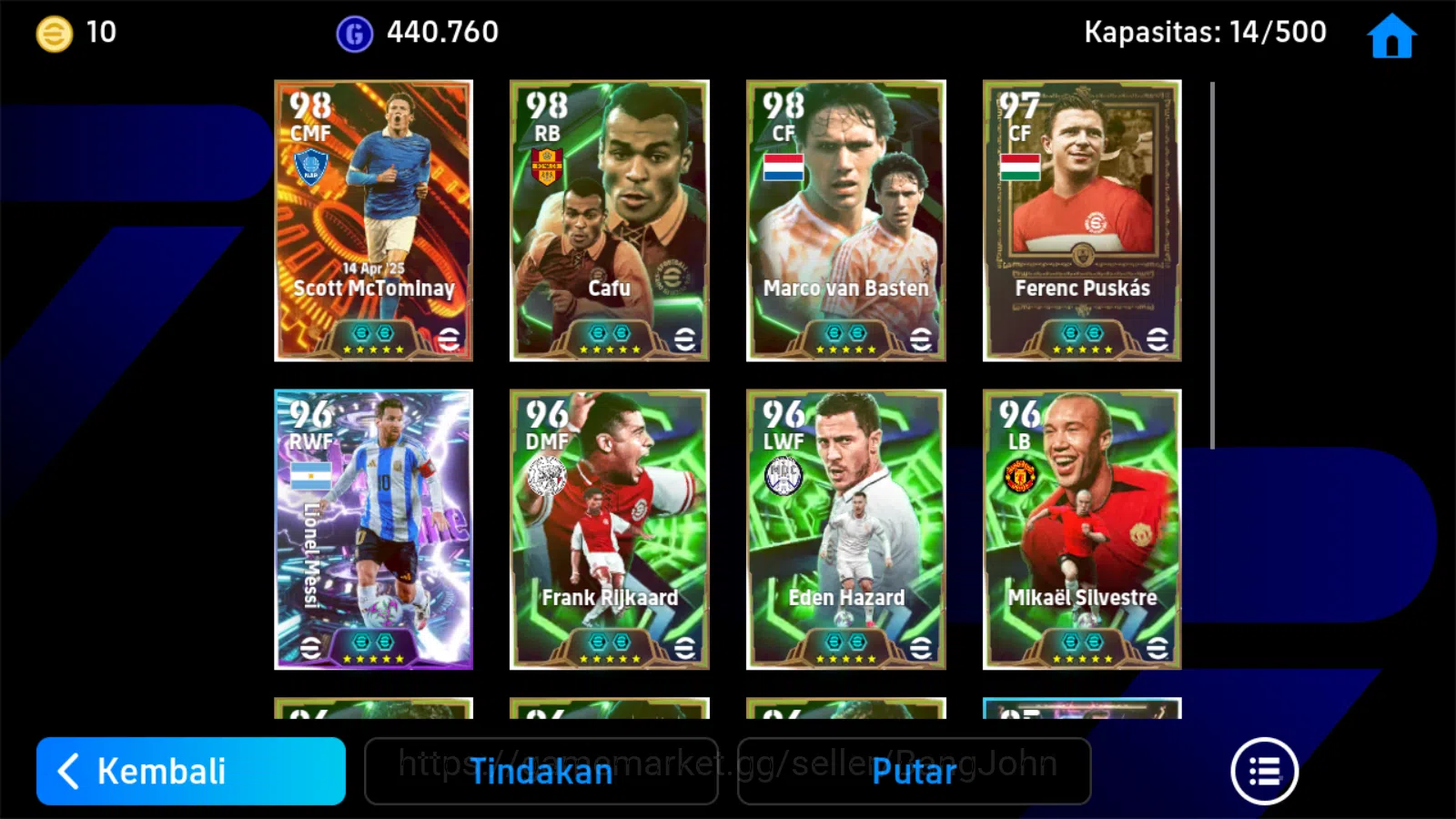 eFootball Accounts Android|PW 3159|mctominay big,cafu epic,puskas epi image 4