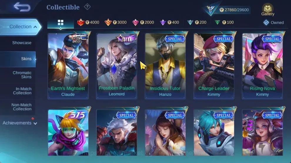 Mobile Legends: Bang Bang Accounts Hero 115|Skin 144|High Immo 103|LB Granger,Meow[Ju image 12