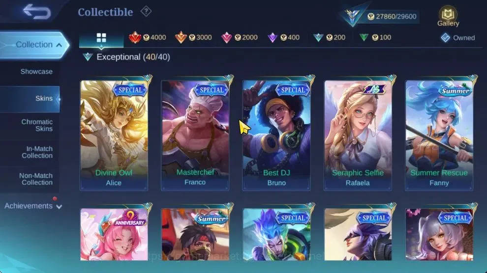 Mobile Legends: Bang Bang Accounts Hero 115|Skin 144|High Immo 103|LB Granger,Meow[Ju image 9