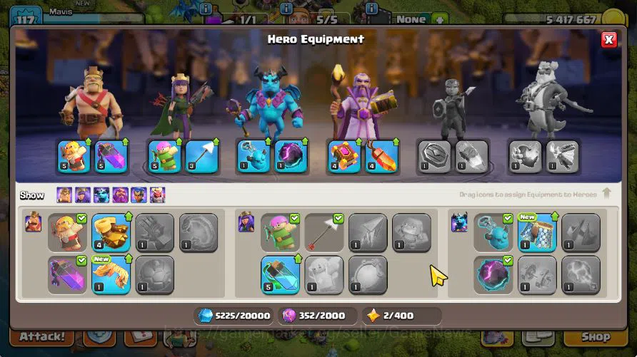 Clash of Clans Accounts TH 13 - BH 6|LV 117|Limited Skin|HH 5|BK 43,AQ 41, image 9