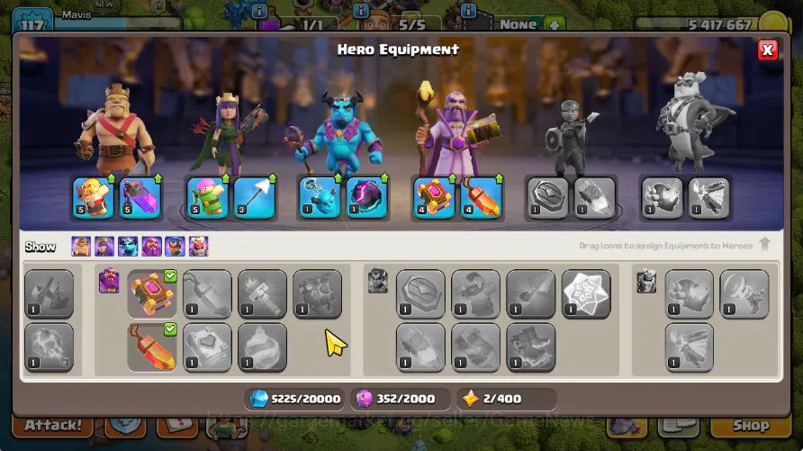 Clash of Clans Accounts TH 13 - BH 6|LV 117|Limited Skin|HH 5|BK 43,AQ 41, image 10