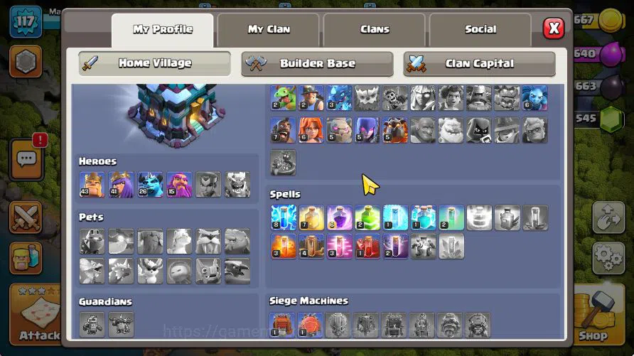 Clash of Clans Accounts TH 13 - BH 6|LV 117|Limited Skin|HH 5|BK 43,AQ 41, image 3