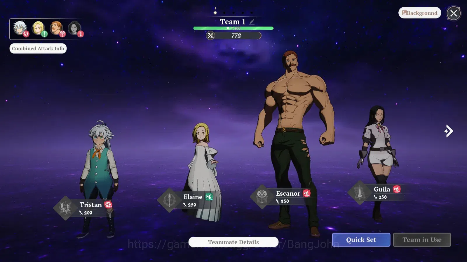The Seven Deadly Sins: Origin Accounts EUROPE | 3 SSR|Escanor,Elaine,Guila |9 SSR Selecto image 4