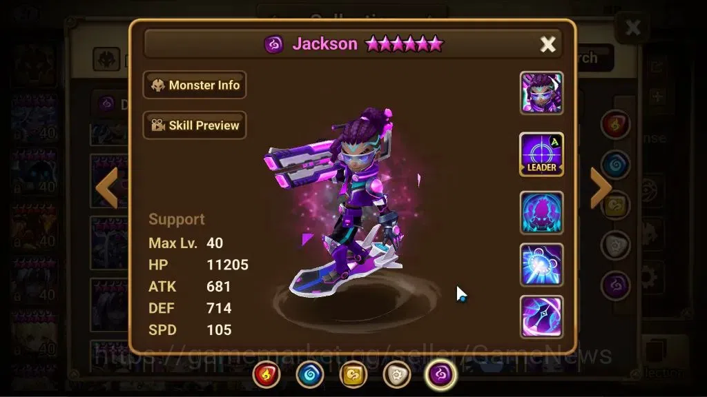 Summoners War: Sky Arena Accounts ASIA Lv95|2 LD[JackSon,Eirgar]|40 Total NB5[Byungc image 14