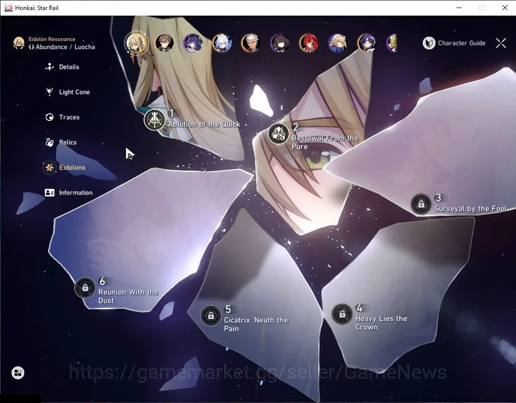 Honkai Star Rail Accounts Asia|TL 68|14 Limited|(AcheronE2,Cyrene,Castorice) image 6