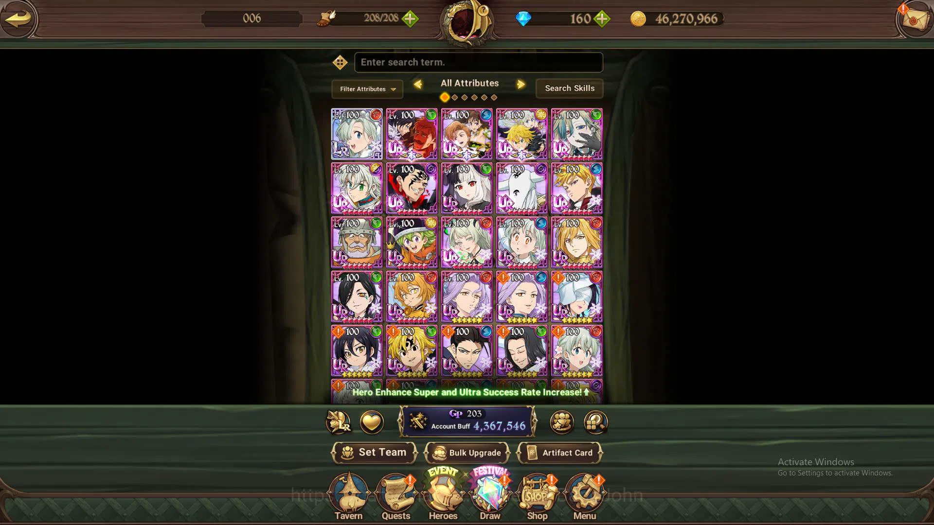 The Seven Deadly Sins: Grand Cross Accounts Others ASIA|4.3M CC|1LR Elizabeth|collab Cocytus|UR 8