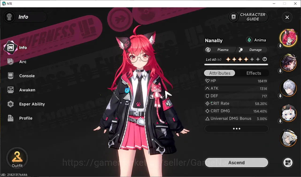 Neverness to Everness Accounts GLOBAL Southeast Asia|HL 41|5 S-Class|[Nanally,Hot image 3