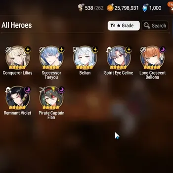 Epic Seven Accounts High-End GLOBAL UnVerif|New Era|7 ML(Lisette,SE Celine,LC