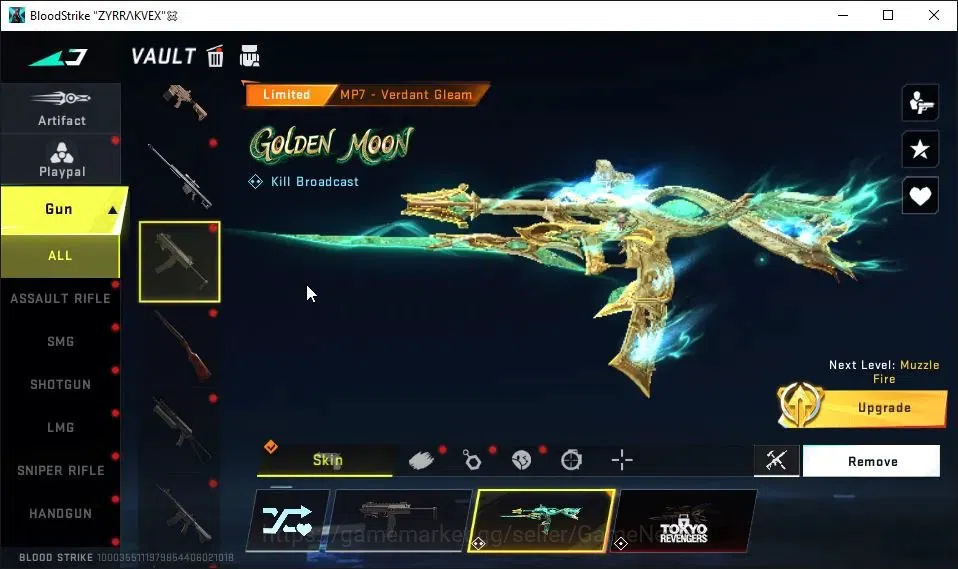 Blood Strike Accounts AMERICA|3 ETERNAL[ZERO,AK47 Lv3,DEagle]|2 Melee UL image 10