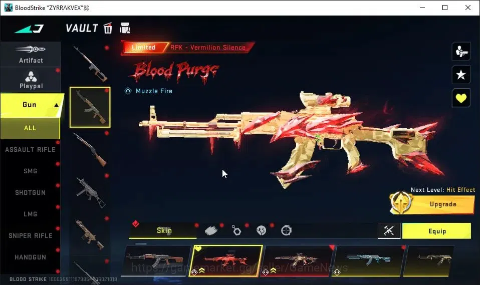 Blood Strike Accounts AMERICA|3 ETERNAL[ZERO,AK47 Lv3,DEagle]|2 Melee UL image 12