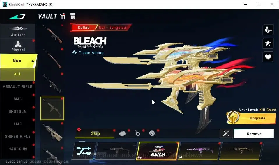 Blood Strike Accounts AMERICA|3 ETERNAL[ZERO,AK47 Lv3,DEagle]|2 Melee UL image 15