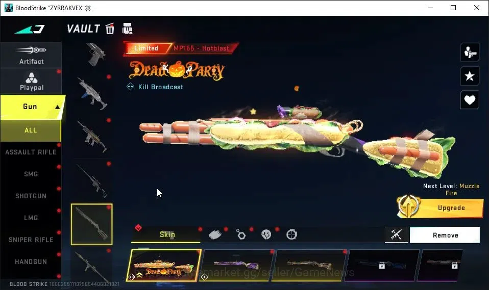Blood Strike Accounts AMERICA|3 ETERNAL[ZERO,AK47 Lv3,DEagle]|2 Melee UL image 20