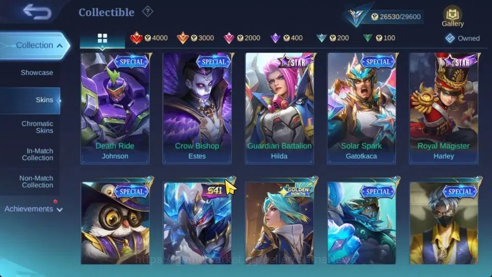 Mobile Legends: Bang Bang Accounts Hero 67|Skin 119|High Glory 61|KOF Karina,CC Nata, image 10