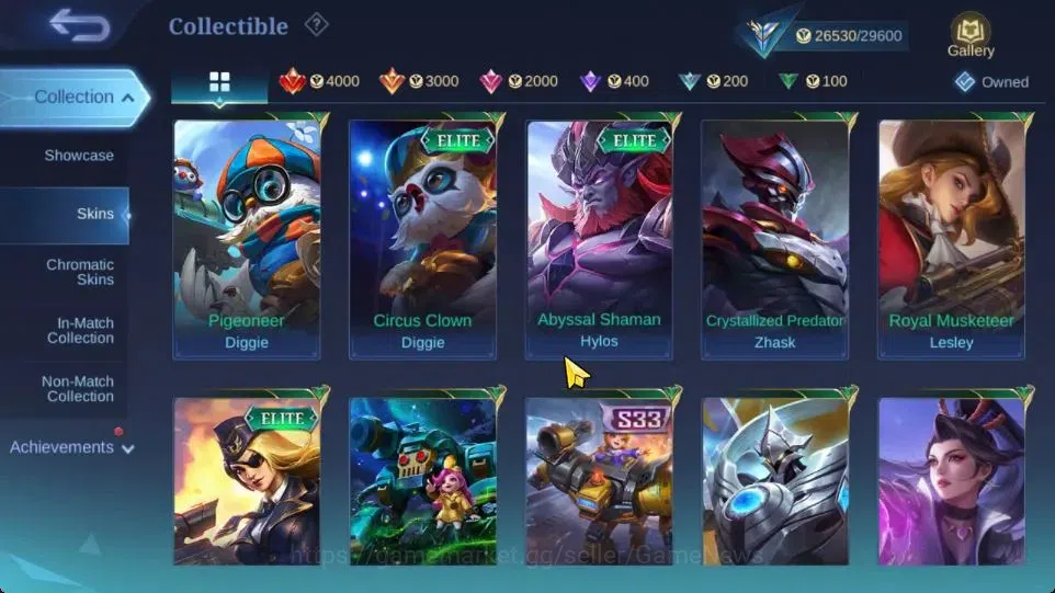 Mobile Legends: Bang Bang Accounts Hero 67|Skin 119|High Glory 61|KOF Karina,CC Nata, image 15