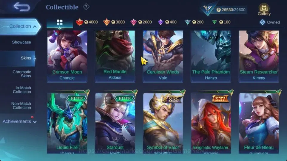 Mobile Legends: Bang Bang Accounts Hero 67|Skin 119|High Glory 61|KOF Karina,CC Nata, image 16