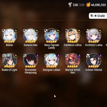 Epic Seven Accounts High-End GLOBAL UnVerif|New Era|15 ML (Lot Scales,Belian,G Ras,NM Luna,Ruele Etc)+Aube,A Fumyr,Tori